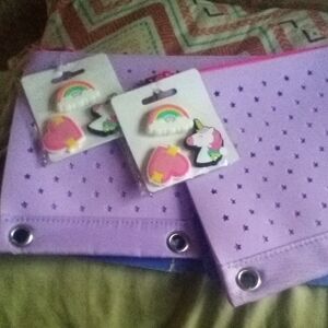 NWT! 2 Pencil Cases For Binders
